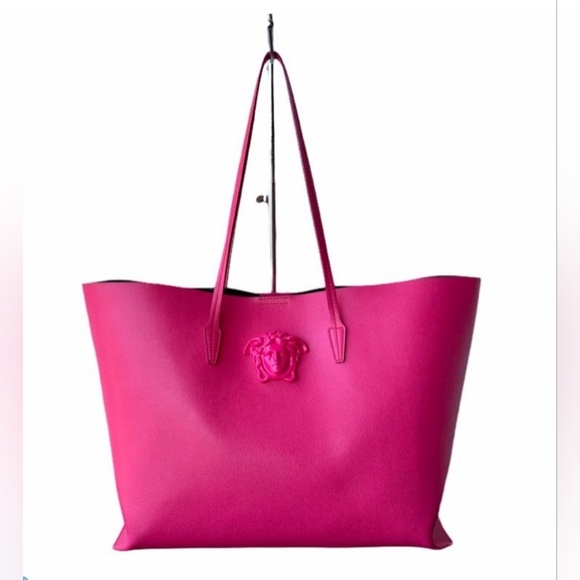 Versace Handbags - Versace Medusa Leather Tote